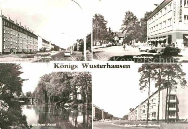 Koenigs-Wusterhausen Goethestrasse Bahnhofstrasse Heinrich H