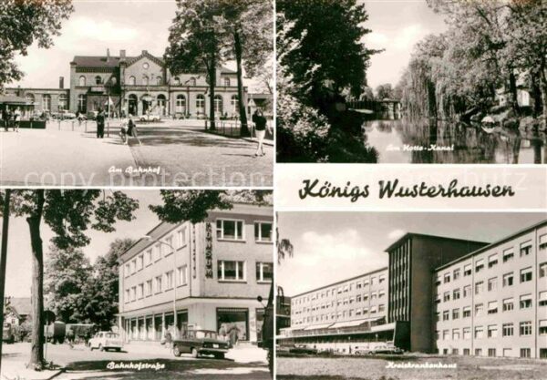 Koenigs-Wusterhausen Bahnhof Nottekanal Kreiskrankenhaus Bah