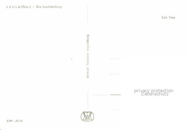 Kahla Thueringen Blick zur Leuchtenburg – Bild 2