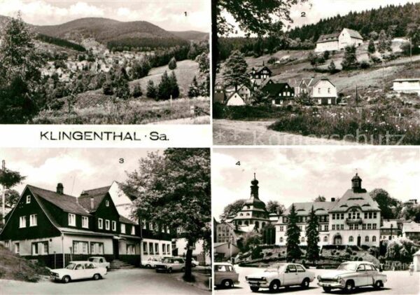 Klingenthal Vogtland Panorama Betriebsferienheim VEB Greika