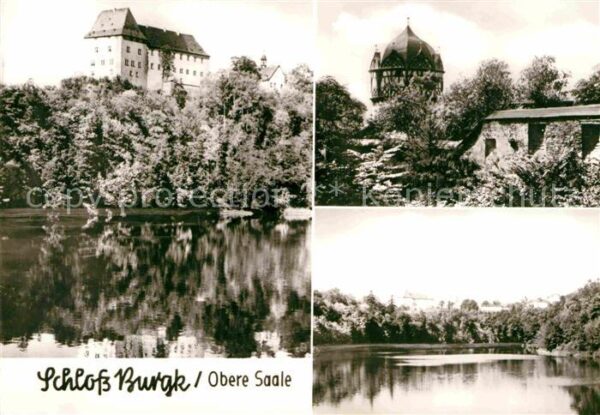 Burgk Saale-Orla-Kreis Schloss Zwingermauer Hungerturm Ausglei