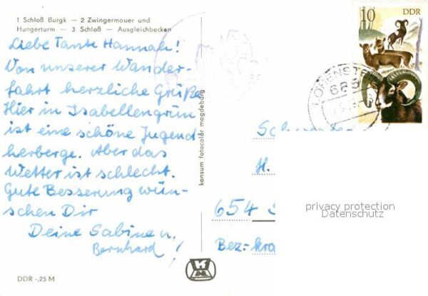 Burgk Saale-Orla-Kreis Schloss Zwingermauer Hungerturm Ausglei – Bild 2