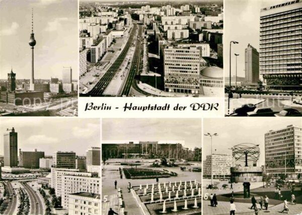 Berlin Rathaus Fernsehturm Karl Marx Allee Rei