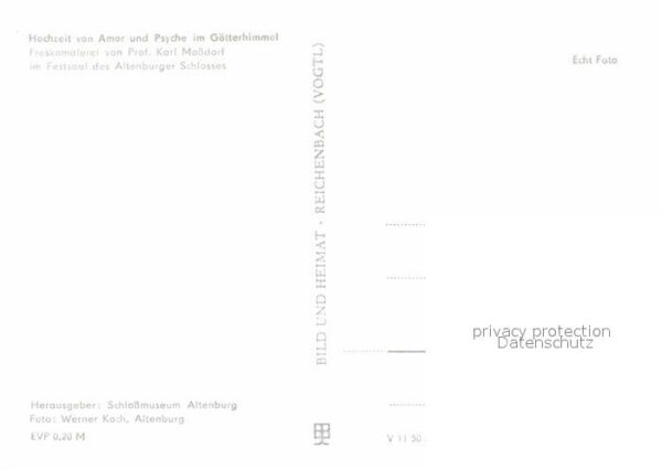 Altenburg Thueringen Hochzeit von Amor und Psyche im Götterh – Bild 2