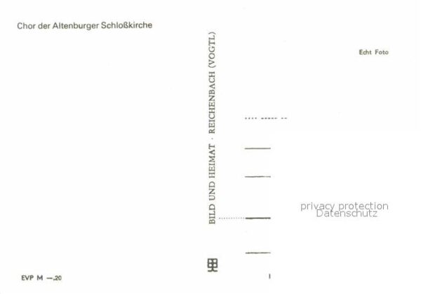 Altenburg Thueringen Chor in der Schlosskirche – Bild 2
