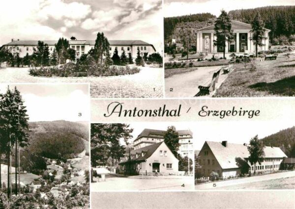 Antonsthal Erzgebirge Sanatorium OT Antonshöhe Klubhaus Post
