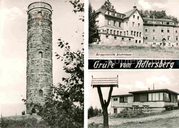 Schmiedefeld Rennsteig Aussichtsturm Adlersberg Berggaststätte