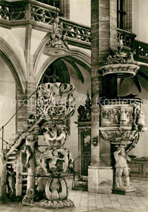 Freiberg Sachsen Dom Tulpenkanzel Meister Hans Witten um