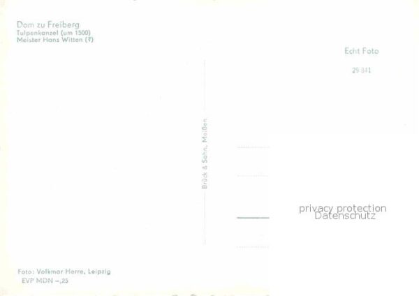 Freiberg Sachsen Dom Tulpenkanzel Meister Hans Witten um – Bild 2