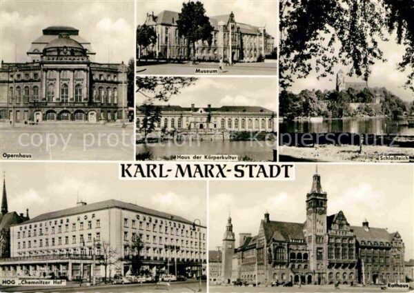 Karl-Marx-Stadt Opernhaus Museum Haus der Körperkultur