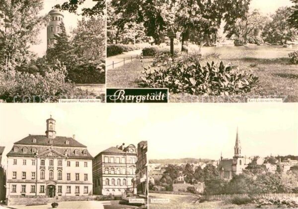 Burgstaedt Sachsen Taurastein Aussichtsturm Karl Liebknech