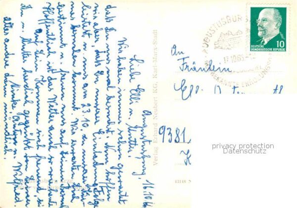 Augustusburg Ansicht vom Waldrand aus Birken – Bild 2
