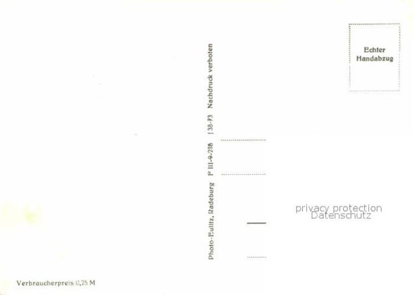 Rehefeld-Zaunhaus Teilansichten Handabzug – Bild 2