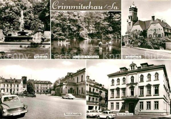 Crimmitschau Friedenshain Gondelteich Sahnpark Johan