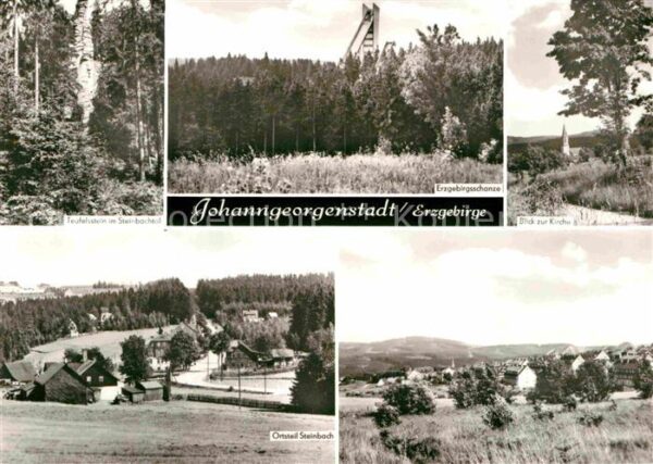 Johanngeorgenstadt Teufelstein Steinbachtal Felsen Erzgebi