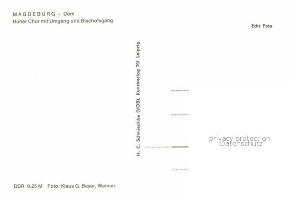 Magdeburg Dom Hoher Chor mit Umgang und Bischofsg – Bild 2