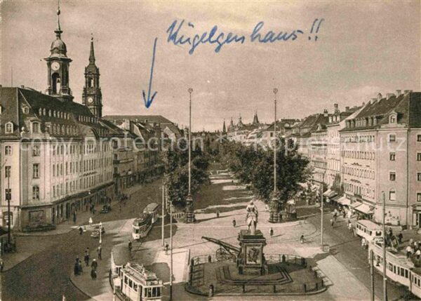 Dresden Strasse der Befreiung Neustädter Rathau