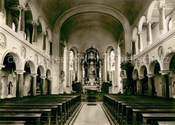 Heiligenstadt Eichsfeld Pfarr und Klosterkirche St Gerhard Inne
