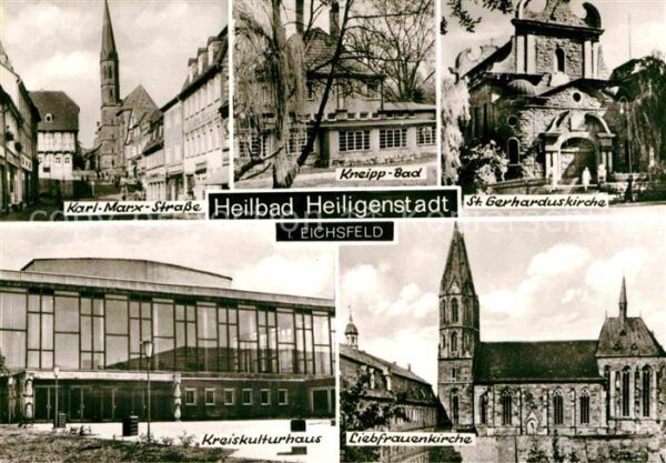 Heiligenstadt Eichsfeld Karl Marx Strasse Kneippbad St Gerhardu