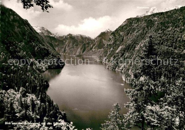 St Bartholomae Blick von der Rabenwand auf den Königss