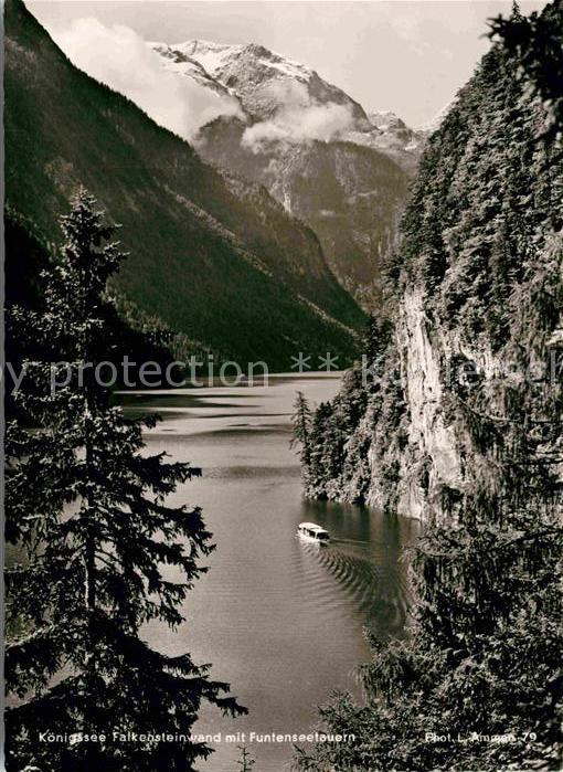 Koenigssee Falkensteinwand mit Funtenseetauern Alp
