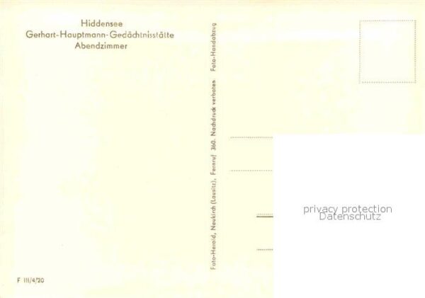 Kloster Hiddensee Gerthart Hauptmann Gedächtnisstätte Abe – Bild 2
