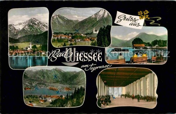 Bad Wiessee Teilansichten Panorama