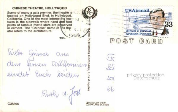 Hollywood California Chinese Theatre – Bild 2
