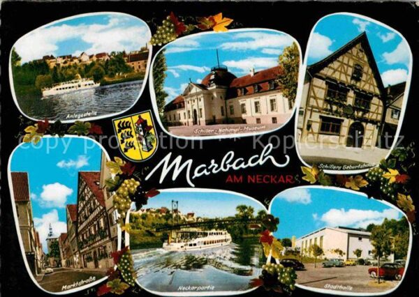 Marbach Neckar Anlegestelle Schiller National Museum G