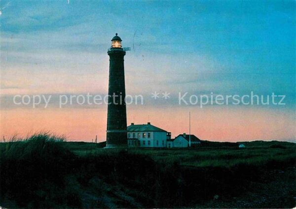 Vesterhavet Aftenstemning ved Fyrtaarnet