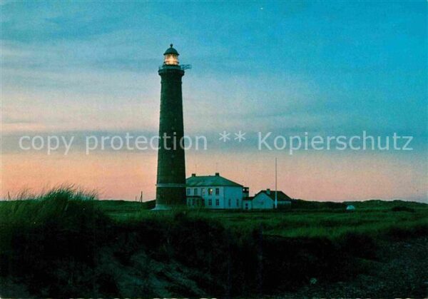 Vesterhavet Aftenstemning ved Fyrtaarnet