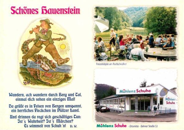 Hauenstein Pfalz Freizeitidyll am Paddelweiher Mühlenz S