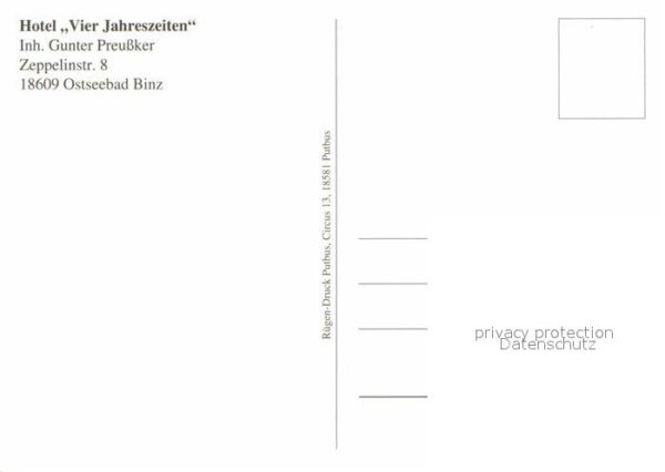 Binz Ruegen Hotel Vier Jahreszeiten – Bild 2