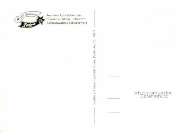 Sasbachwalden Sternenwirtshaus Hohritt Gaststube – Bild 2