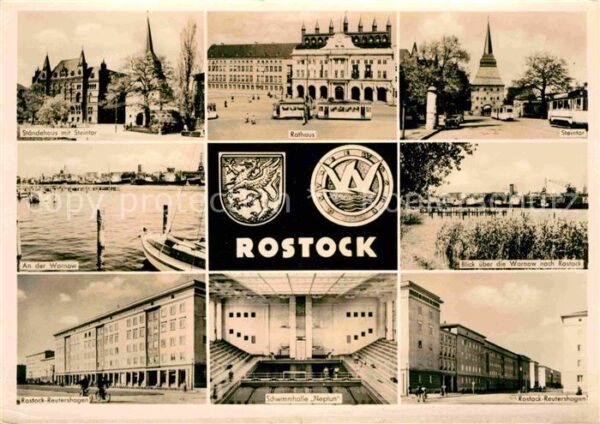 Rostock Ständehaus Steintor Rathaus An der Warn