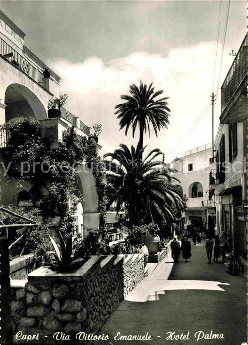 Capri Via Vittorio Emanuele Hotel Palma