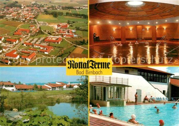 Bad Birnbach Fliegeraufnahme Rottal Terme Teilansich