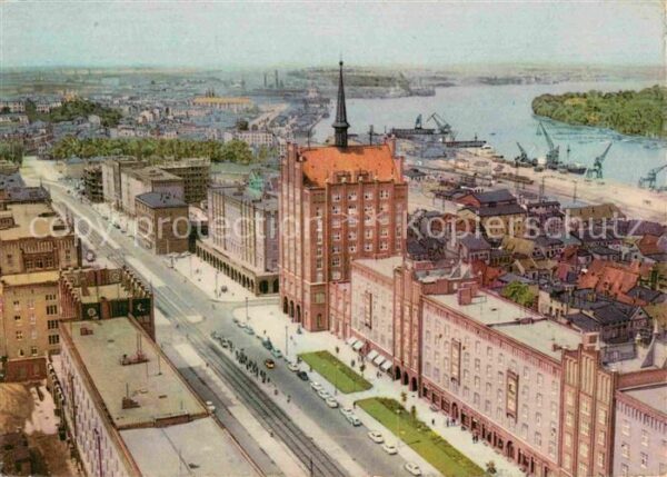 Rostock Lange Strasse Hafenblick