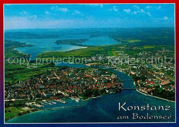 Konstanz Bodensee Fliegeraufnahme