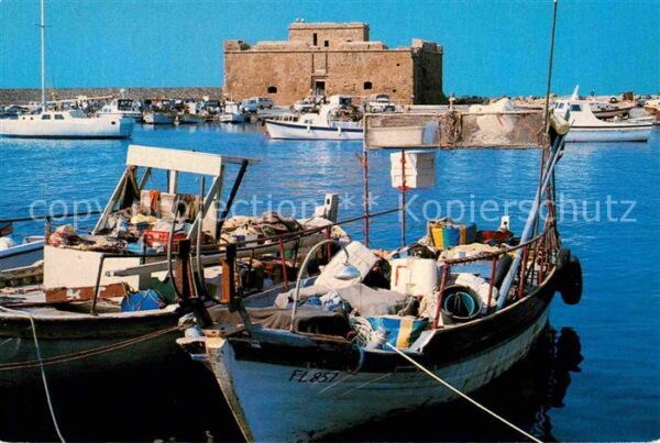 Paphos Fort and idyllic harbour