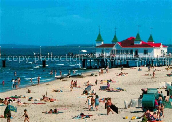 Ahlbeck Ostseebad Strand Seebrücke