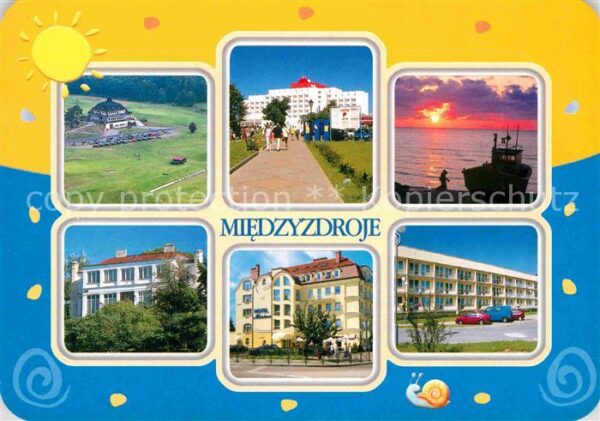 Miedzyzdroje Teilansichten Promenade Hotels