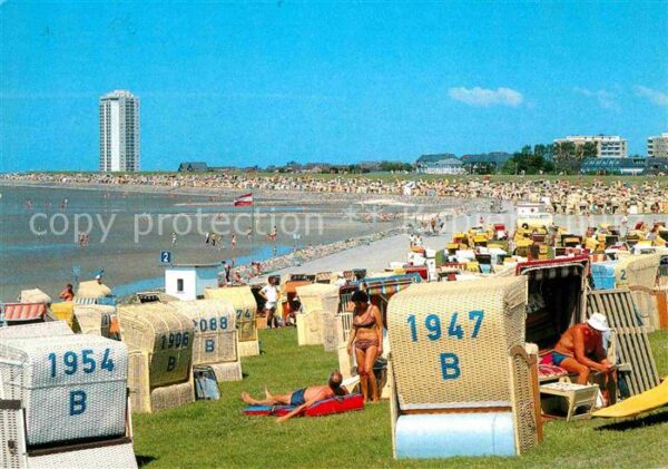 Buesum Nordseebad Strandpartie