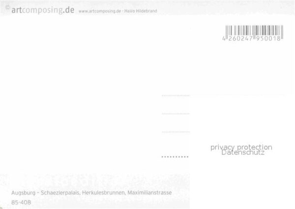 Augsburg Fuggerstadt Teilansicht – Bild 2