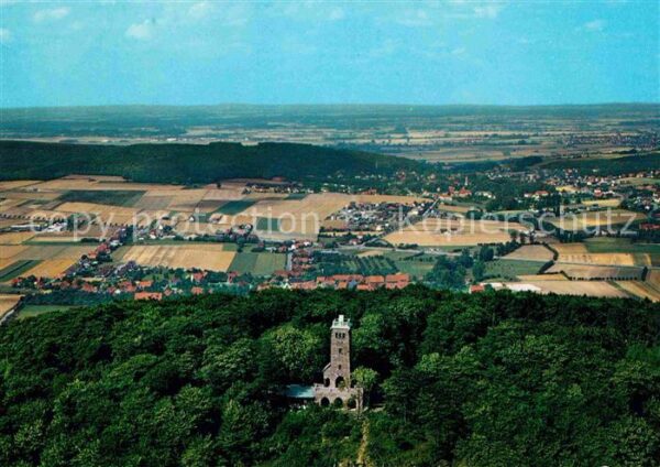 Rinteln Klippenturm mit Bad Eilsen Fliegeraufna