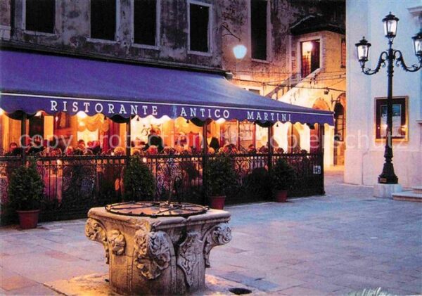 Venezia Venedig Campiello della Fenice Antico Martini
