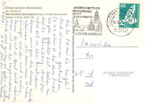 Clausthal-Zellerfeld Erholungsheim Buntenbock – Bild 2