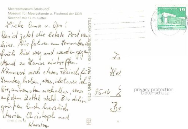 Stralsund Mecklenburg Vorpommern Museum für Meereskunde und Fischerei No – Bild 2