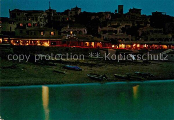 Sardegna Baia Sardinio Notturno