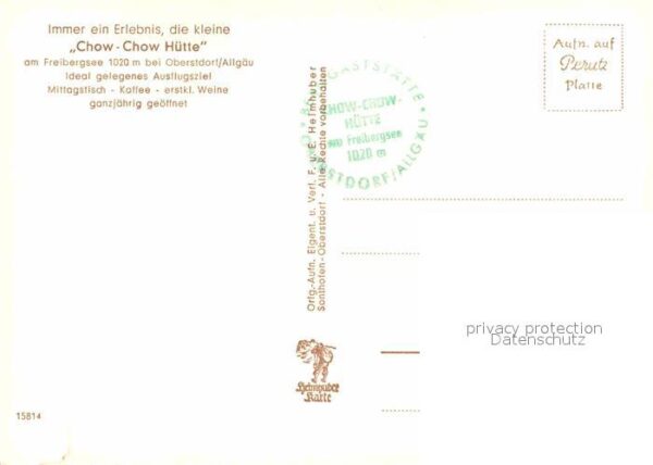 Oberstdorf Chow Chow Hütte am Freibergsee – Bild 2